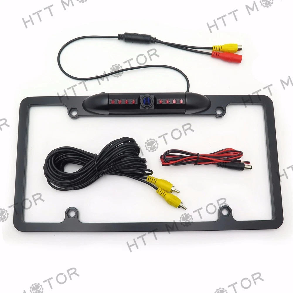 Universal Rear View Camera with 170° Viewing Angle for License Plate Frame