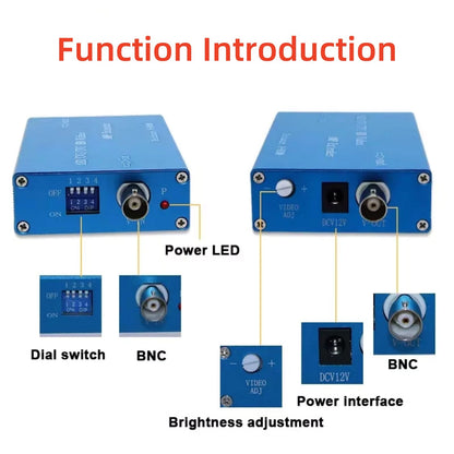 AHD/TVI/CVI/CVBS 1080P Video Amplifier Extender BNC Interface