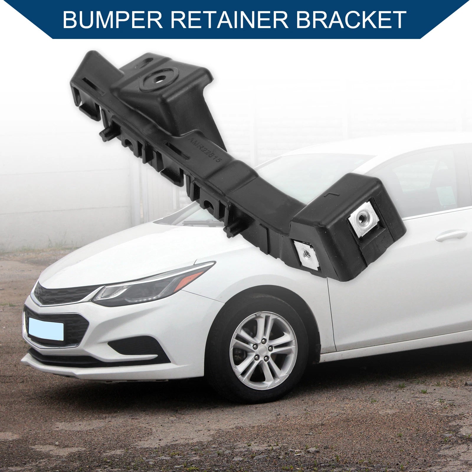 Left Front Bumper Support Bracket for Chevy Malibu (2016–2022) ABS Black