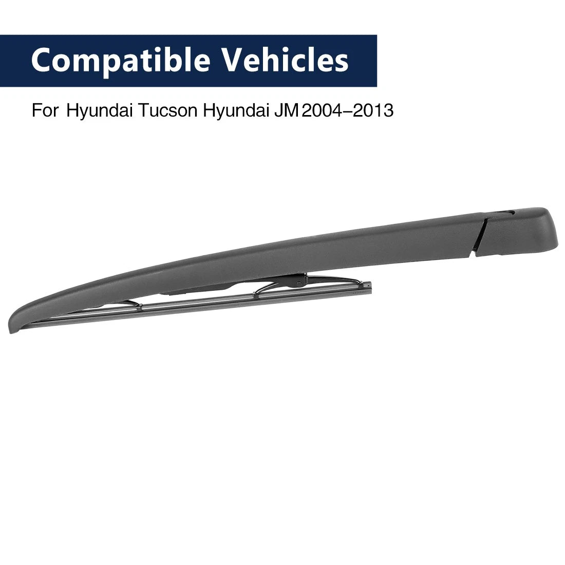 Rear Wiper Blade Arm Set 305mm Replacement for Hyundai Tucson JM (2004–2013)