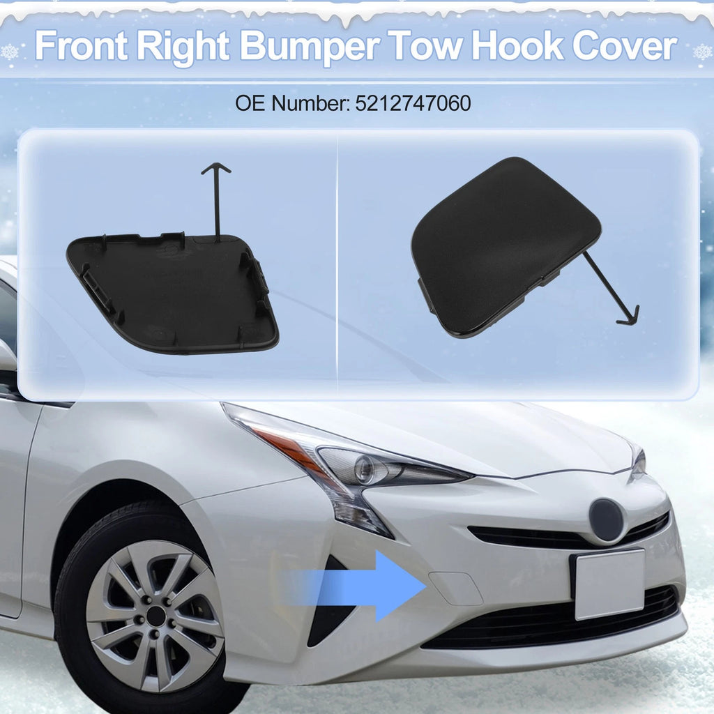 Front Right Tow Hook Cover Cap Replacement for Toyota Prius V (2014–2017)