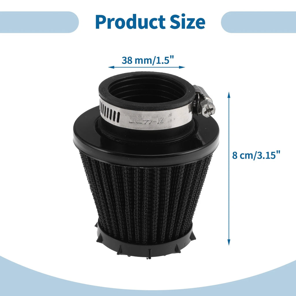 Air Filter for Universal Motorcycle (38 mm)