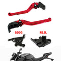 Long Clutch Brake Lever for Yamaha MT125 (2017–2020) Red T9