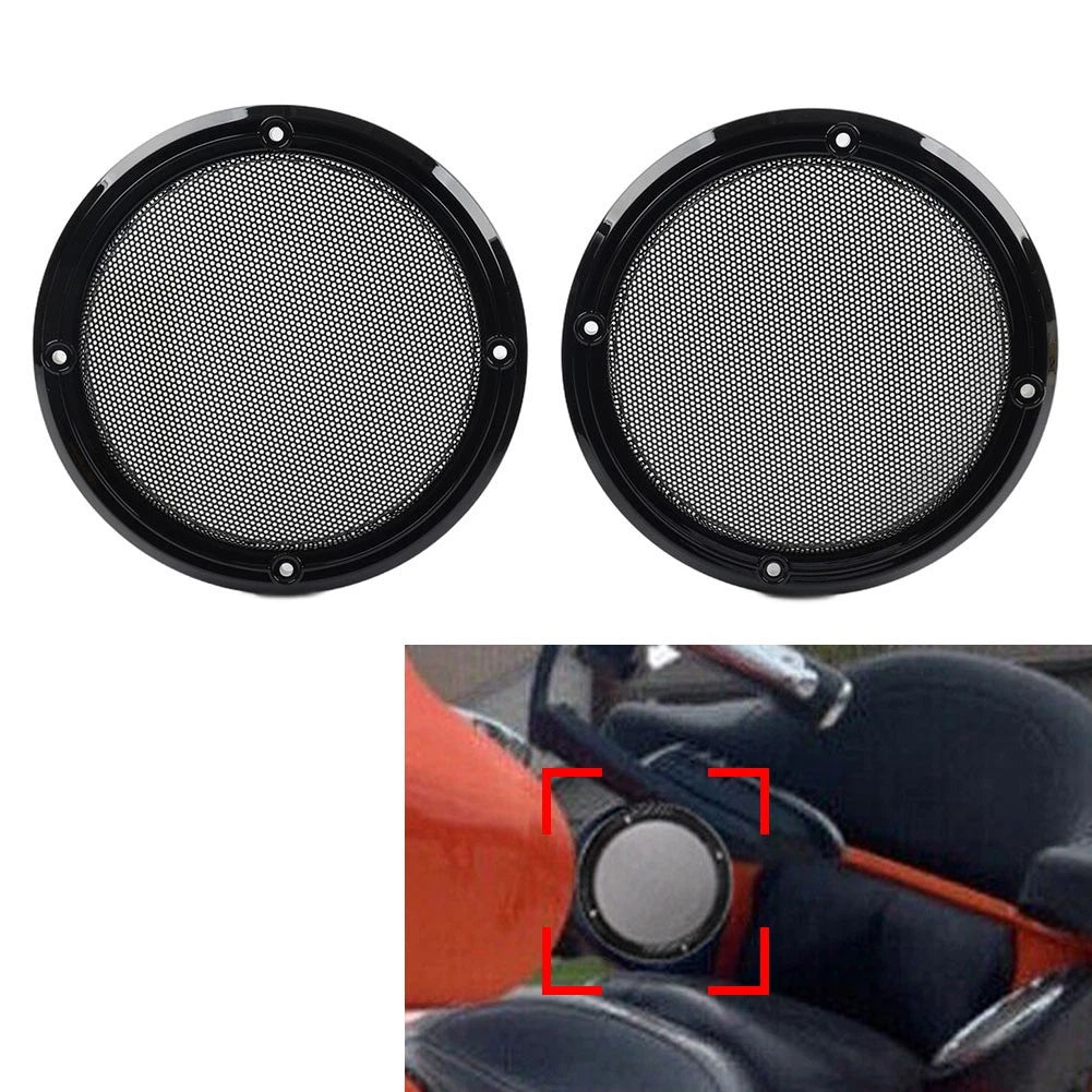 Rear Mesh Speaker Grills for Harley Electra Glide FLHTCU FLHTK/L FLHTC 2014–2023