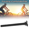 Bike Seat Post 31.6x400mm Lightweight 2-Bolt Replacement for Universal