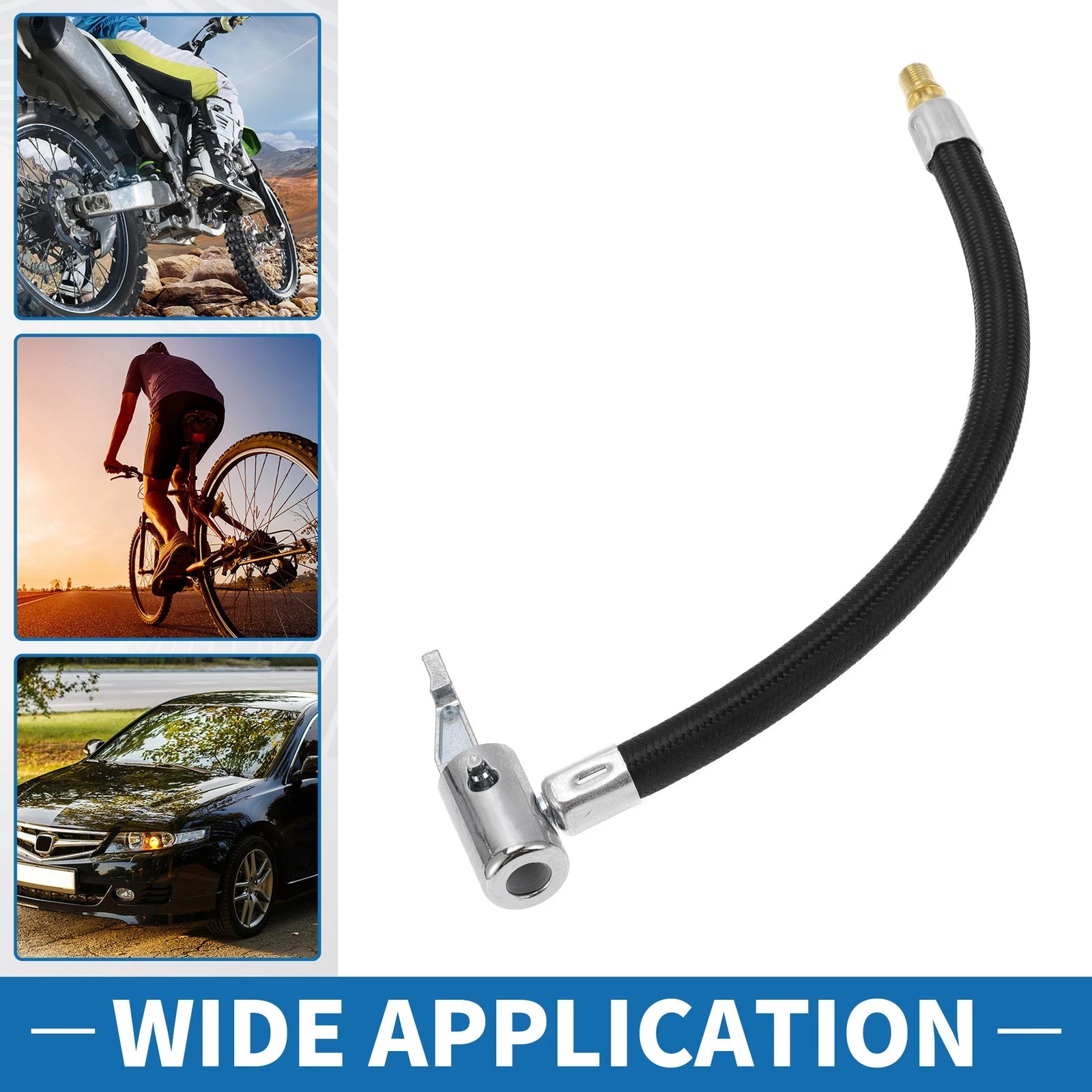 Tire Inflator Extension Tube Replacement for Car Bicycle (2005–2018)