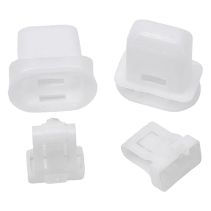 Clip Rear Seat Useful White 2pcs 72693-12080 Accessories High Reliability