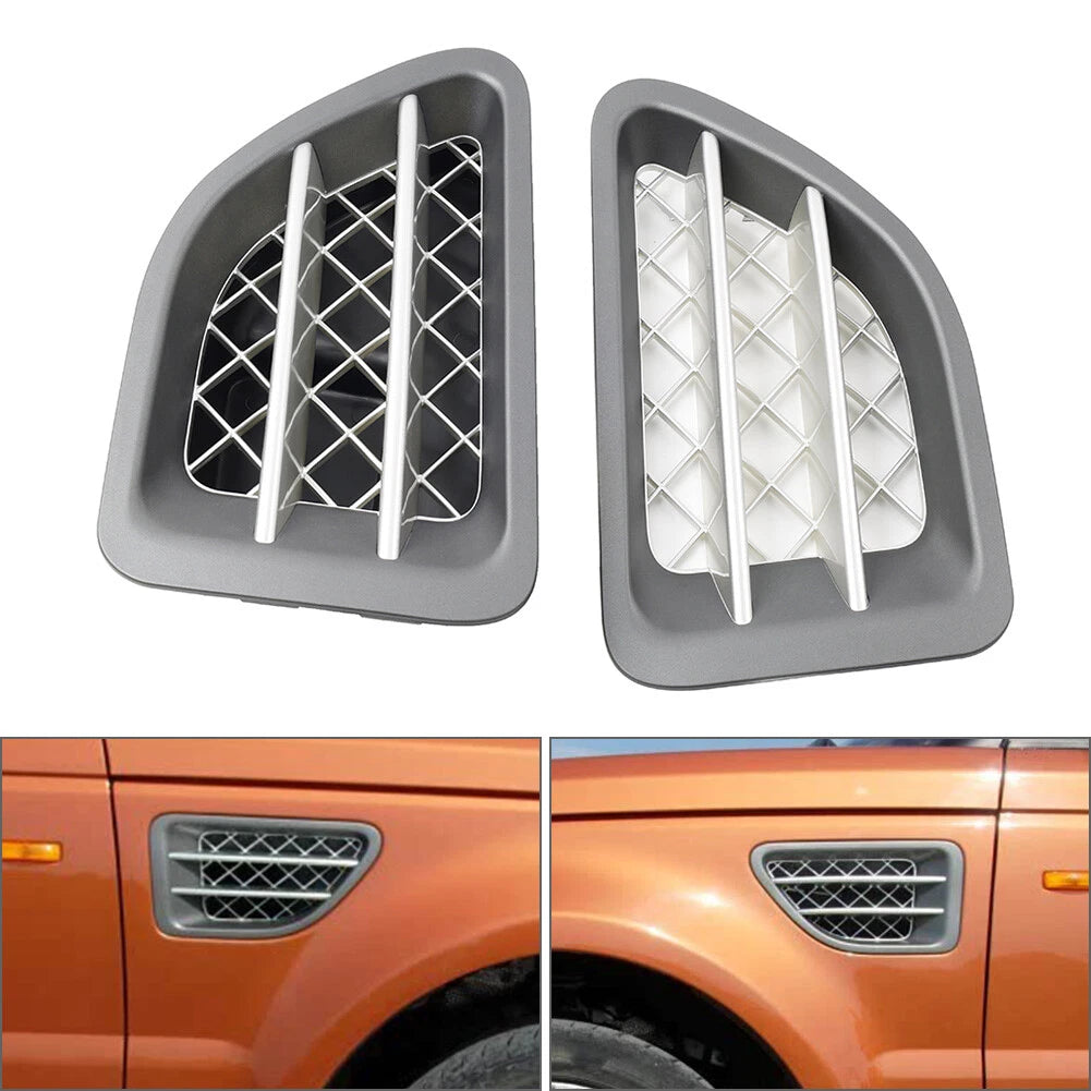 Pair Front Fender Side Air Vent Grille Cover for Range Rover Sport (2005–2009)