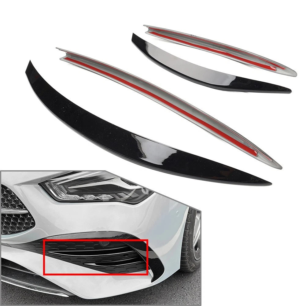 Fog Light Grille Strips Trim for Mercedes Benz CLA Class C118 X118 (2024–2025)