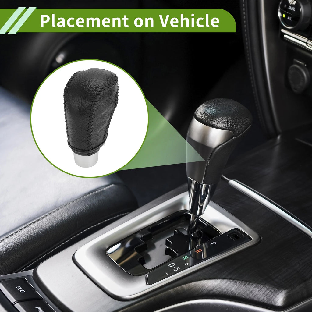 Gear Shift Knob Cover Replacement for Honda Civic (2016–2021) Pebbled Black