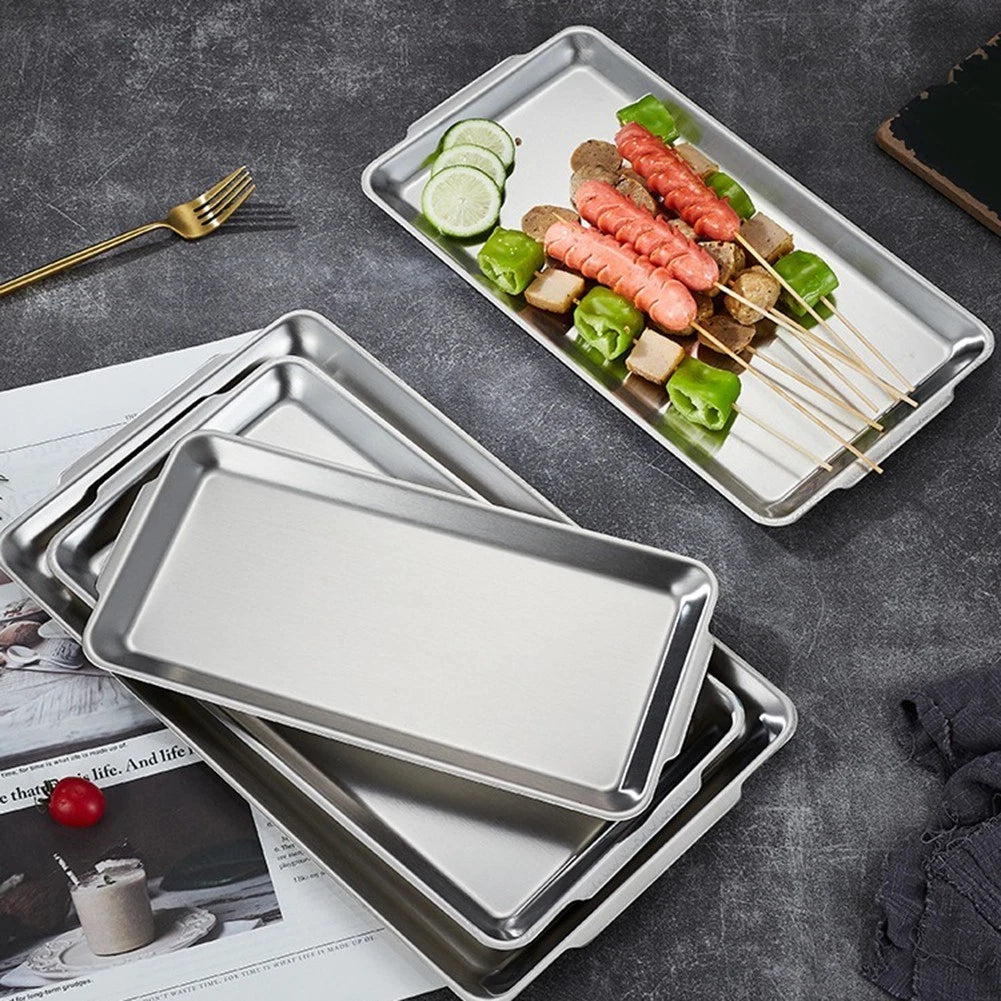 Stainless Steel Food Storage Tray for BBQs