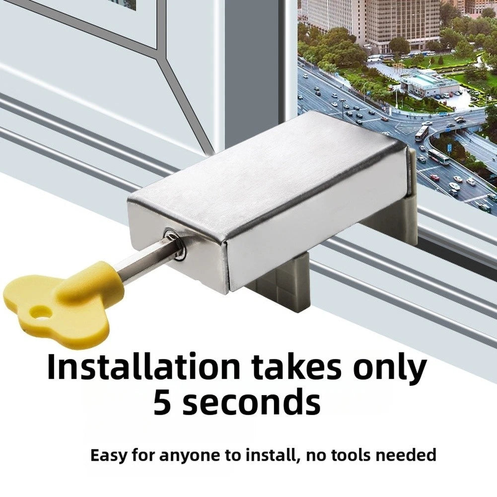 No Drill Child Safety Window Lock for Sliding Windows (2010–2023)