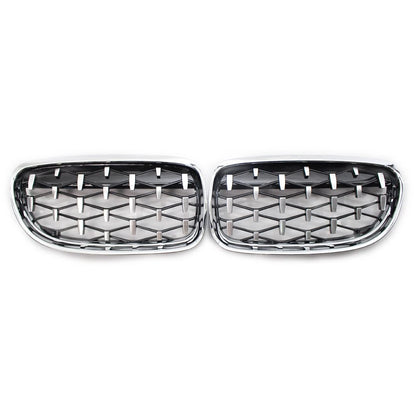 Front Kidney Grill Diamond Grille For BMW 3 Series E90 2008-2011 E91 2008-12