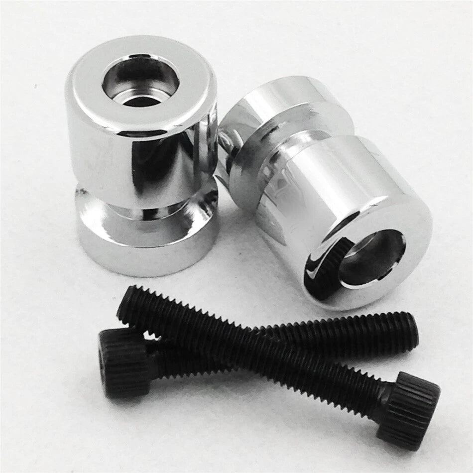 Chrome Swingarm Spools 8mm Thread for Honda RC51 (2000–2006)