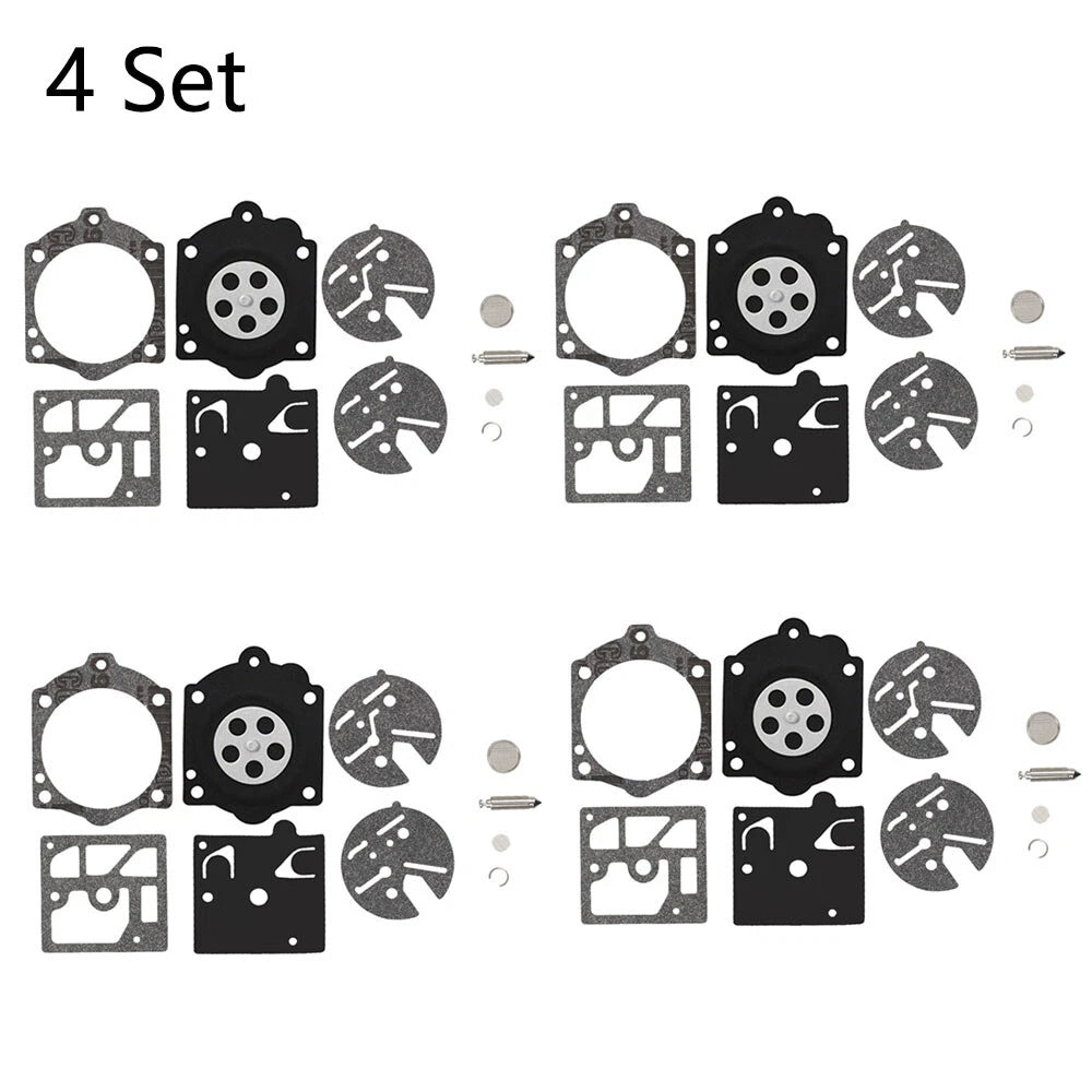 Set of 4 Carburetor Repair Kits for Husqvarna 44 140S 240S 444 Walbro K10-HDC