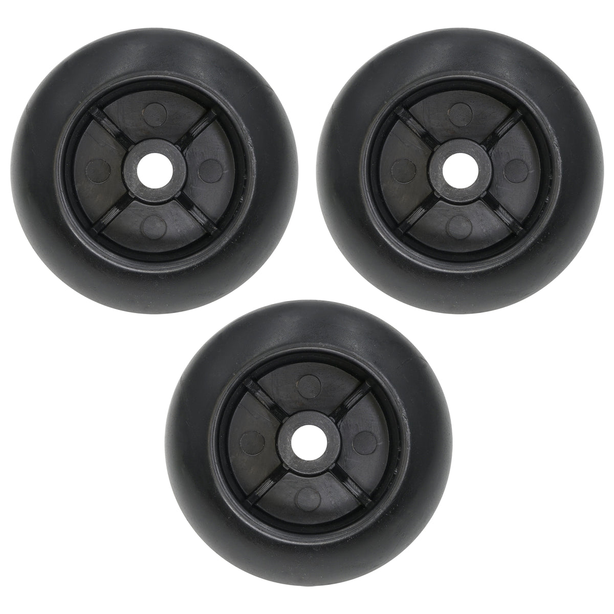 Deck Wheel w Bolt Replacement for Hustler Fastrak Raptor Flip-Up (2020–2024)