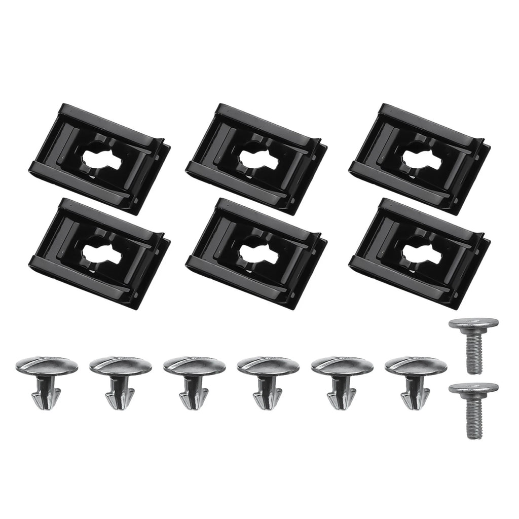 14 Pcs Lower Engine Cover Access Clip Pin Screw Bolt for Honda
