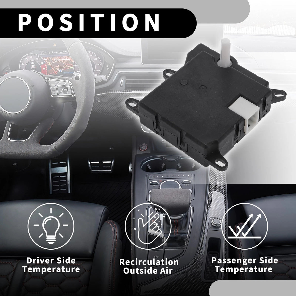 HVAC Heater Blend Door Actuator No.XL3Z19E616C for Ford Excursion (2000–2005)