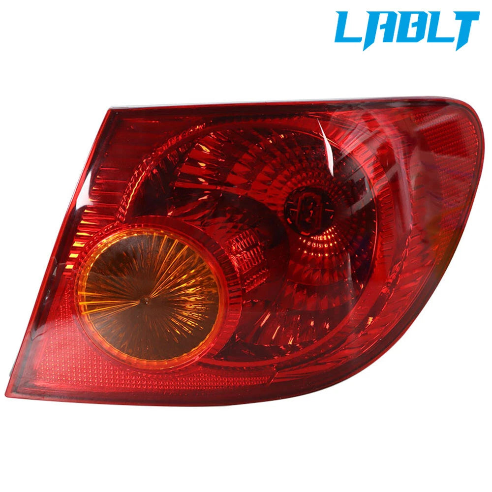 Right Passenger Side Outer Tail Light Lamp for Toyota Corolla (2005–2008)