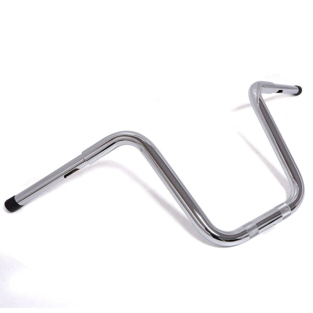 10" Chrome Fat Mini Ape Handlebar for Harley Road King (2014–Present)