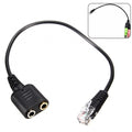 3.5mm Female Headphone Adapter Cable (2-Pack)