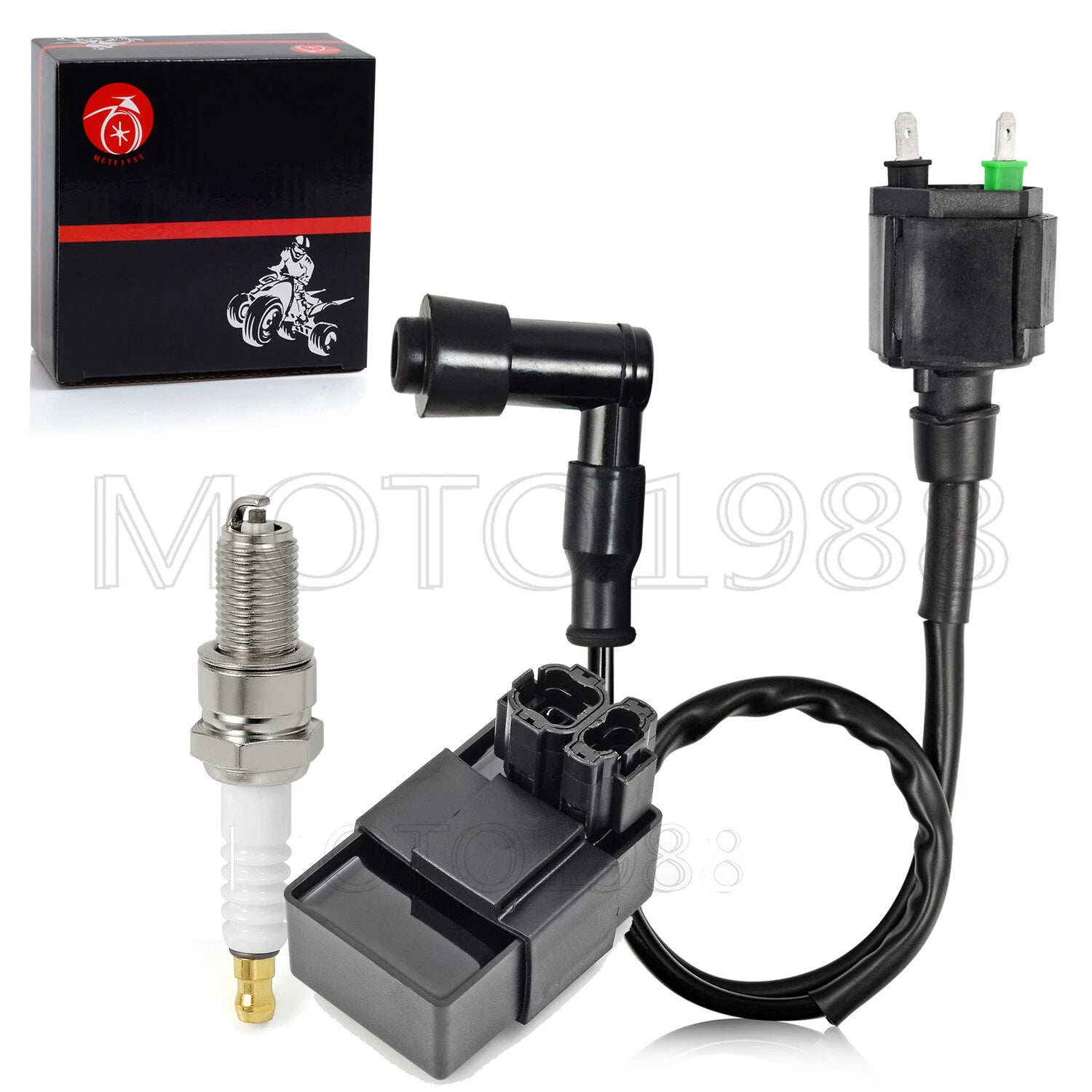 Ignition Coil CDI Spark Plug for Honda XR100R (1992–2003)
