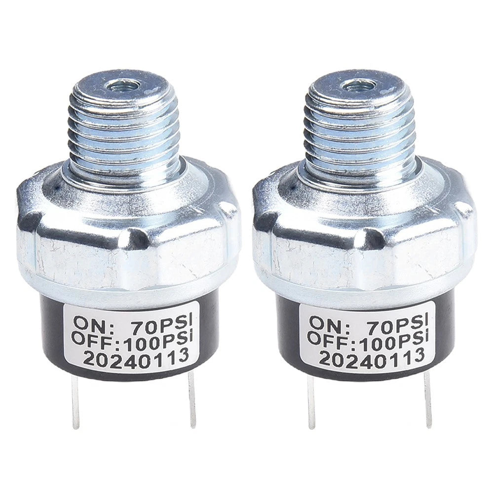 Set of 2 Air Compressor Pressure Controls NPT Type for