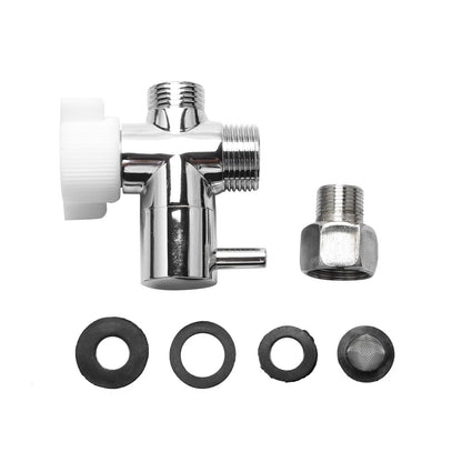 3-Way T Adapter Valve for Bidet Sprayer 90° 7/8"