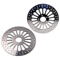 2X 11.8" Polished Front Brake Rotor Disc for