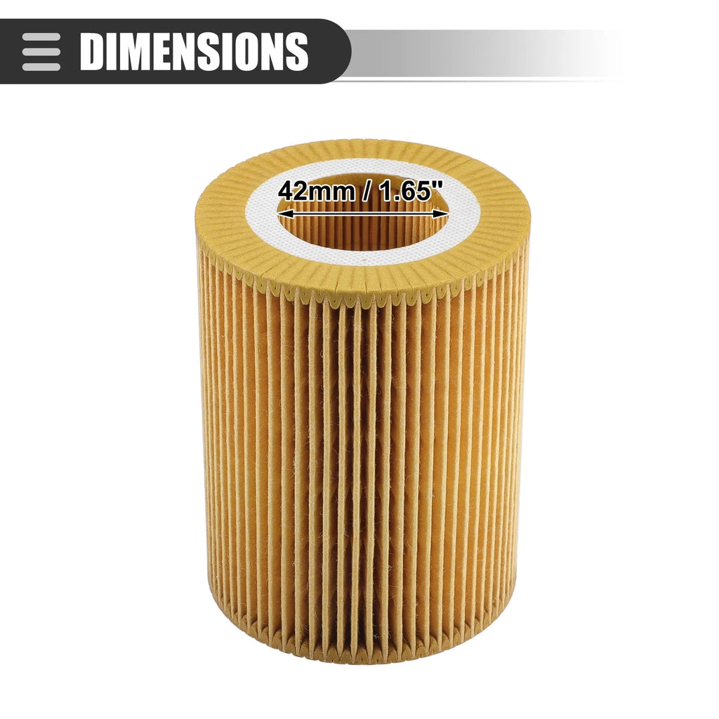 Engine Oil Filter with Gasket Set Fit for BMW 330Ci (2001–2006)