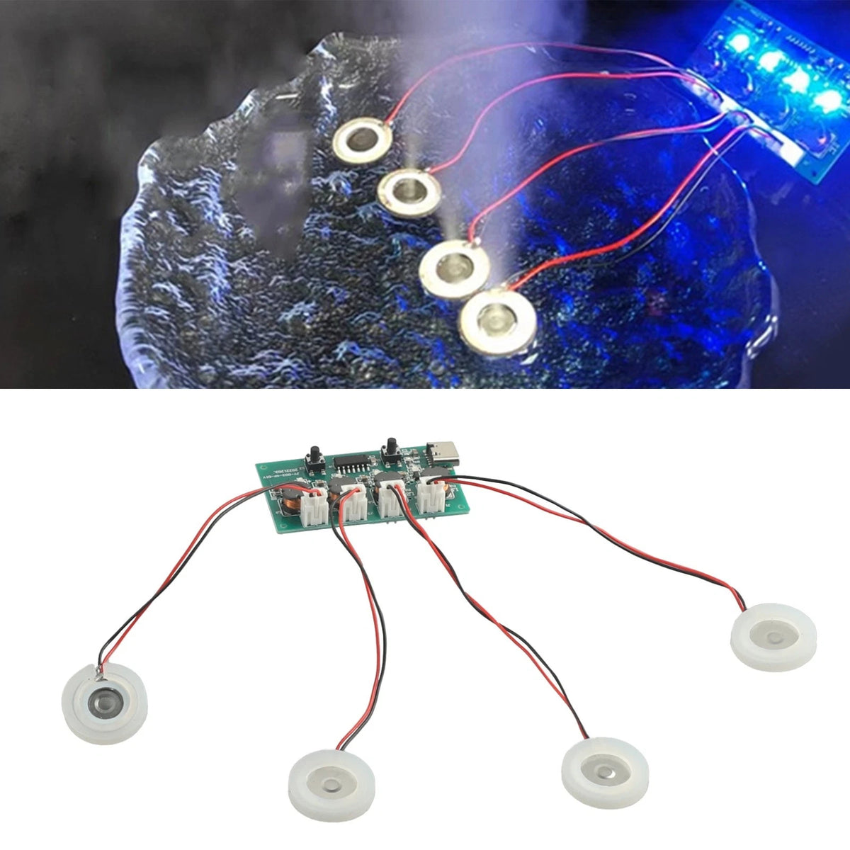 5V DIY Humidifier Kit Mist Maker Module Controller Circuit Board