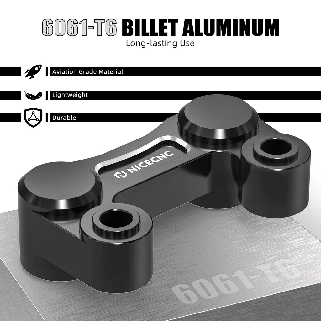 Anodized Handlebar Riser Pull Back Plate for Harley Road Glide (2008–2023)