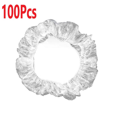 100-Pack Plastic Disposable Steering Wheel Covers for Auto Car Truck