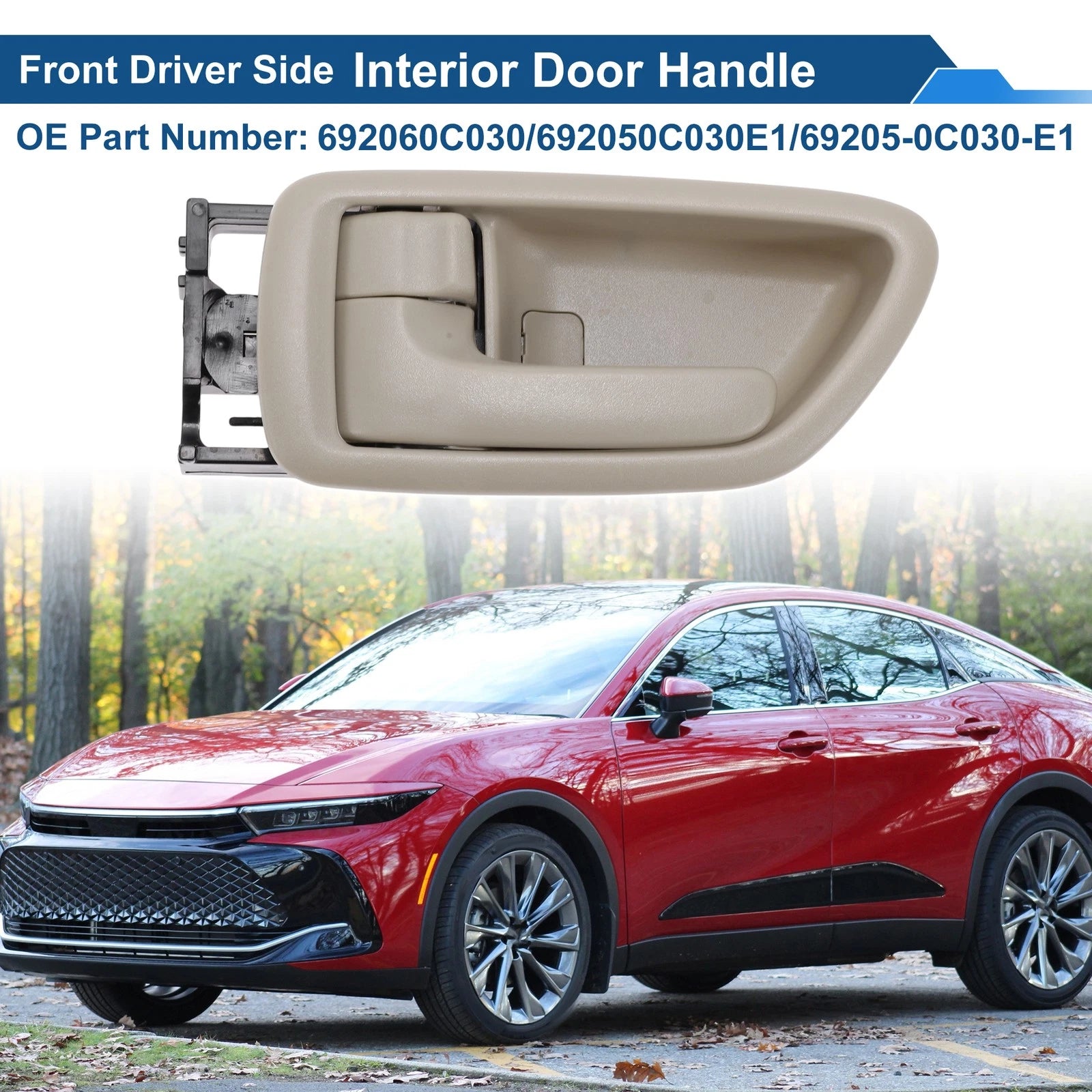 Front Passenger Side Interior Door Handle Replacement for Toyota Avalon (2000–2004)