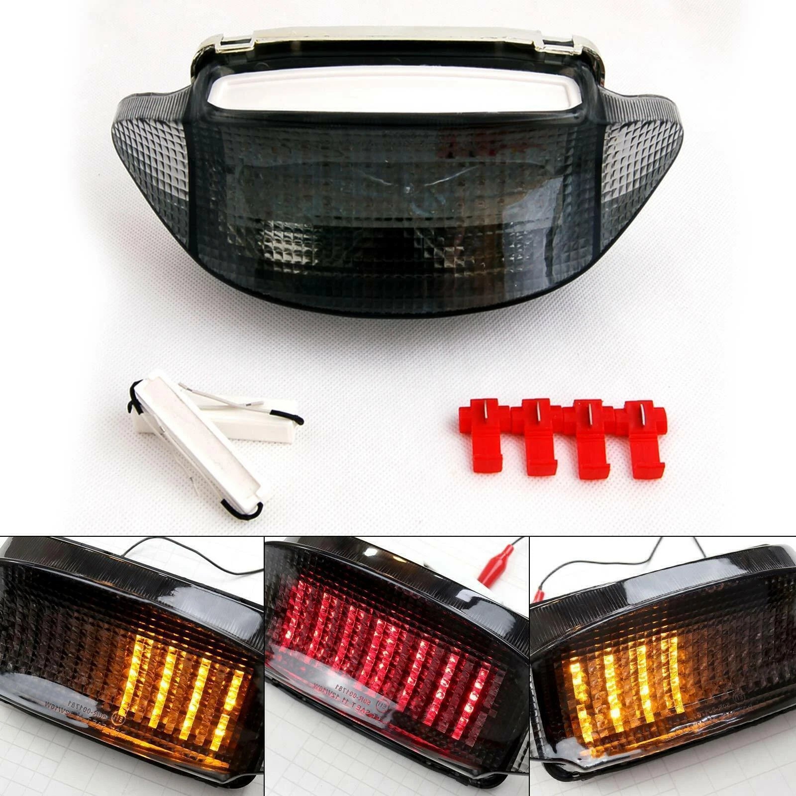 Smoke LED Taillight + Turn Signals for Honda CBR 600 F3 (1997–1998)
