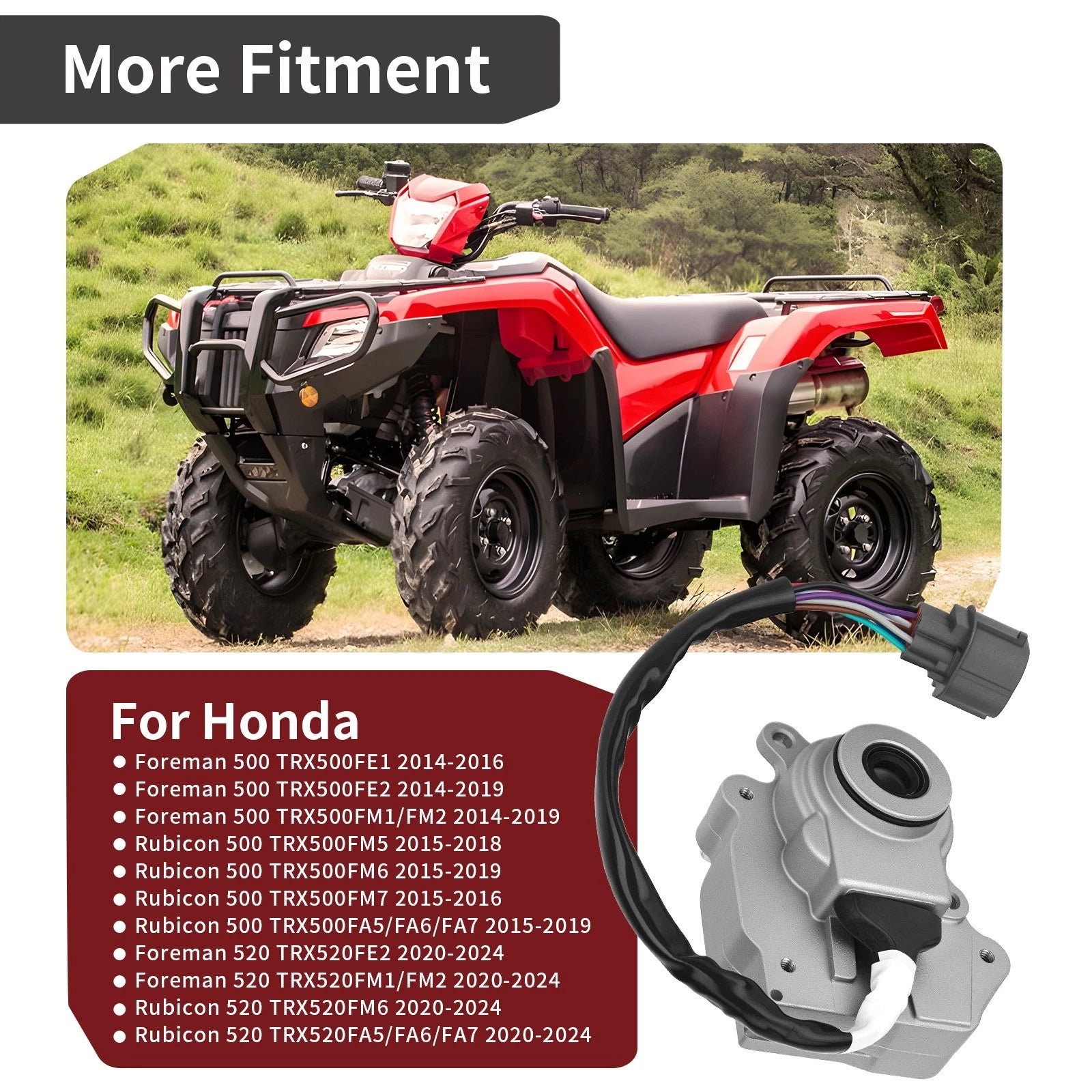 Final Drive Actuator Assy #41700-HR4-A21 for Honda Foreman Rubicon 500 (2015–2019)