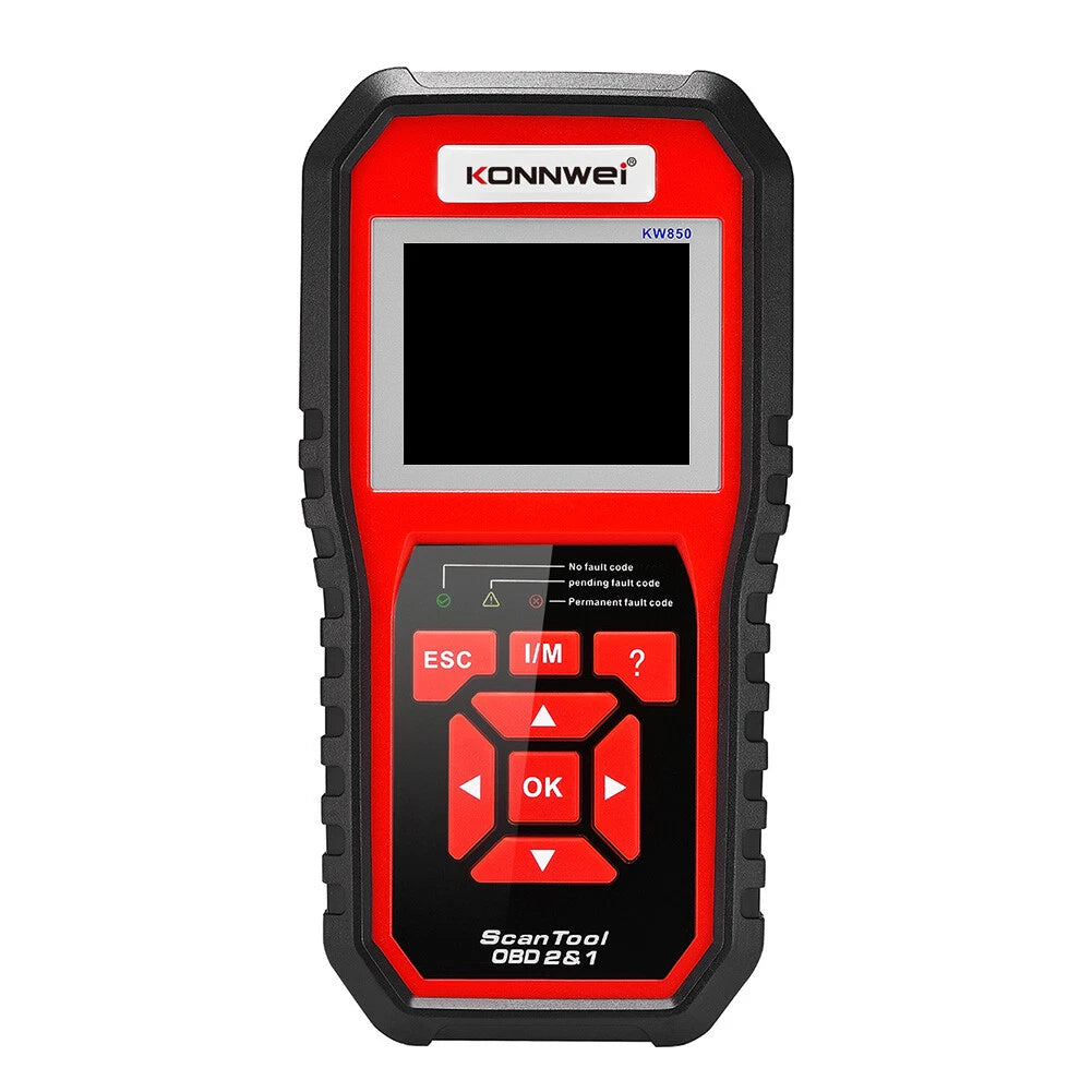 Automotive Diagnostic Code Scanner Tool Multilingual OBD2 KONNWEI KW850 Kit Set