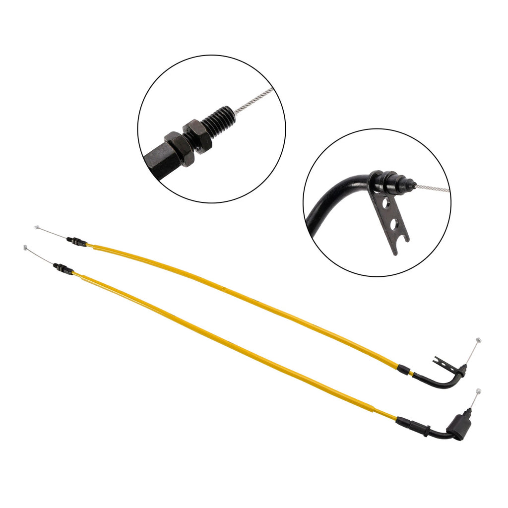 Throttle Cable Wire for Suzuki GSXR1000 (2009–2016) Yellow