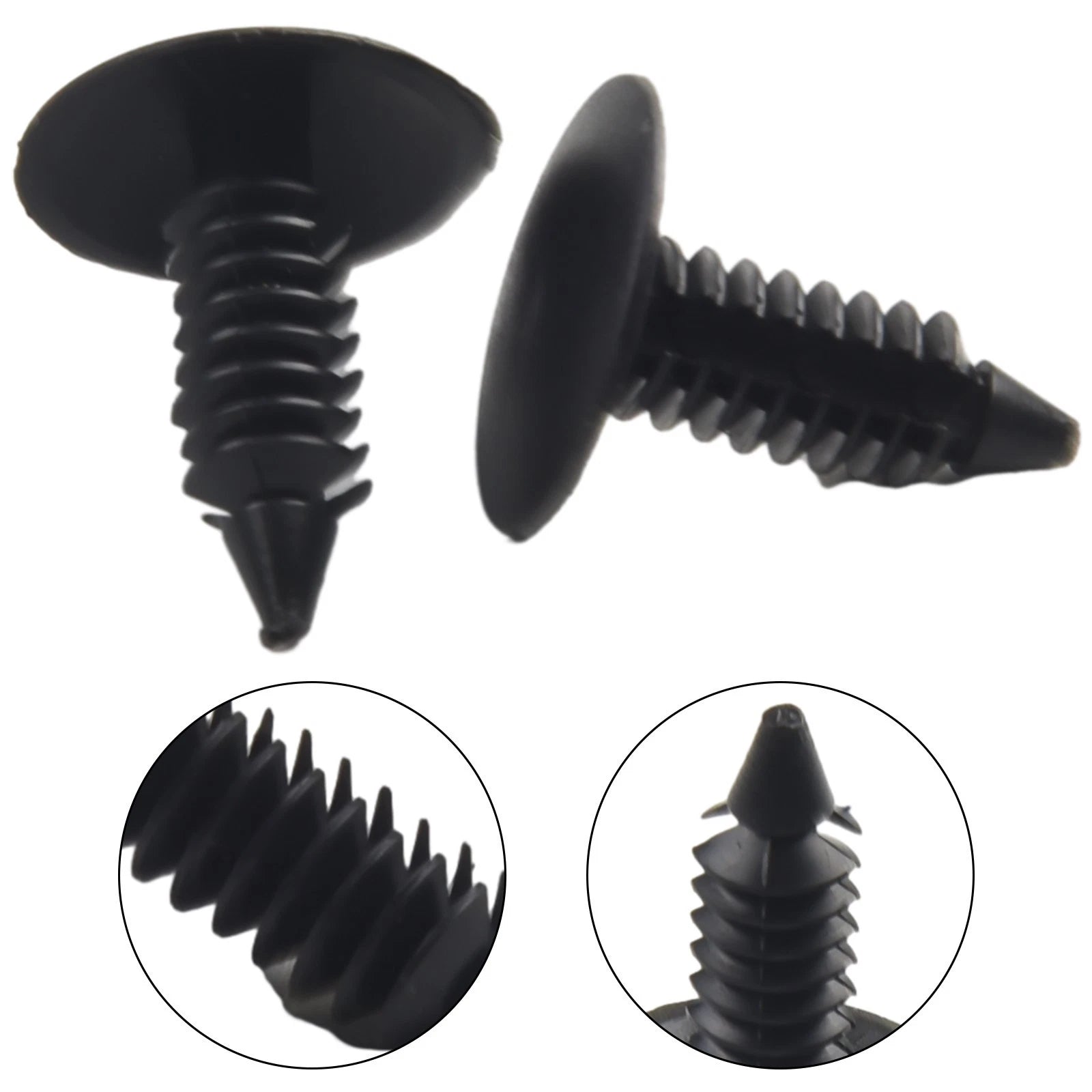 50 Piece Plastic Rivet Push Pin Clips for Fender Bumper Shield