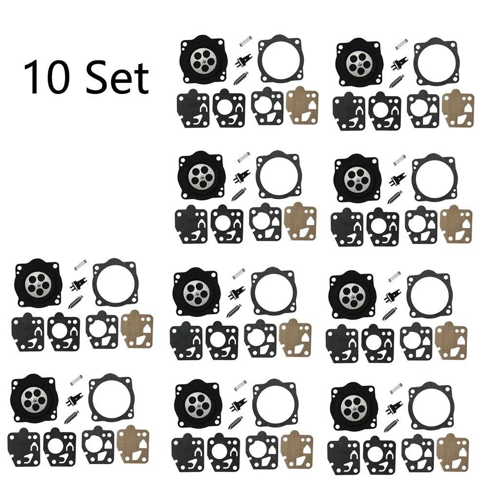 Set of 10 Carburetor Diaphragm Gasket Kits for Shindaiwa TK4 B45