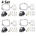 4X Carburetor Kit for Tohatsu Nissan MFS NSF 8-9.8hp (2004–2014) 3V1-87122-0