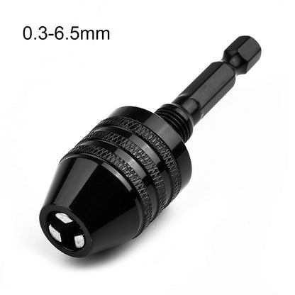 Quick Release Drill Converter Keyless Chuck Adapter for 14 Inch Hex Shank