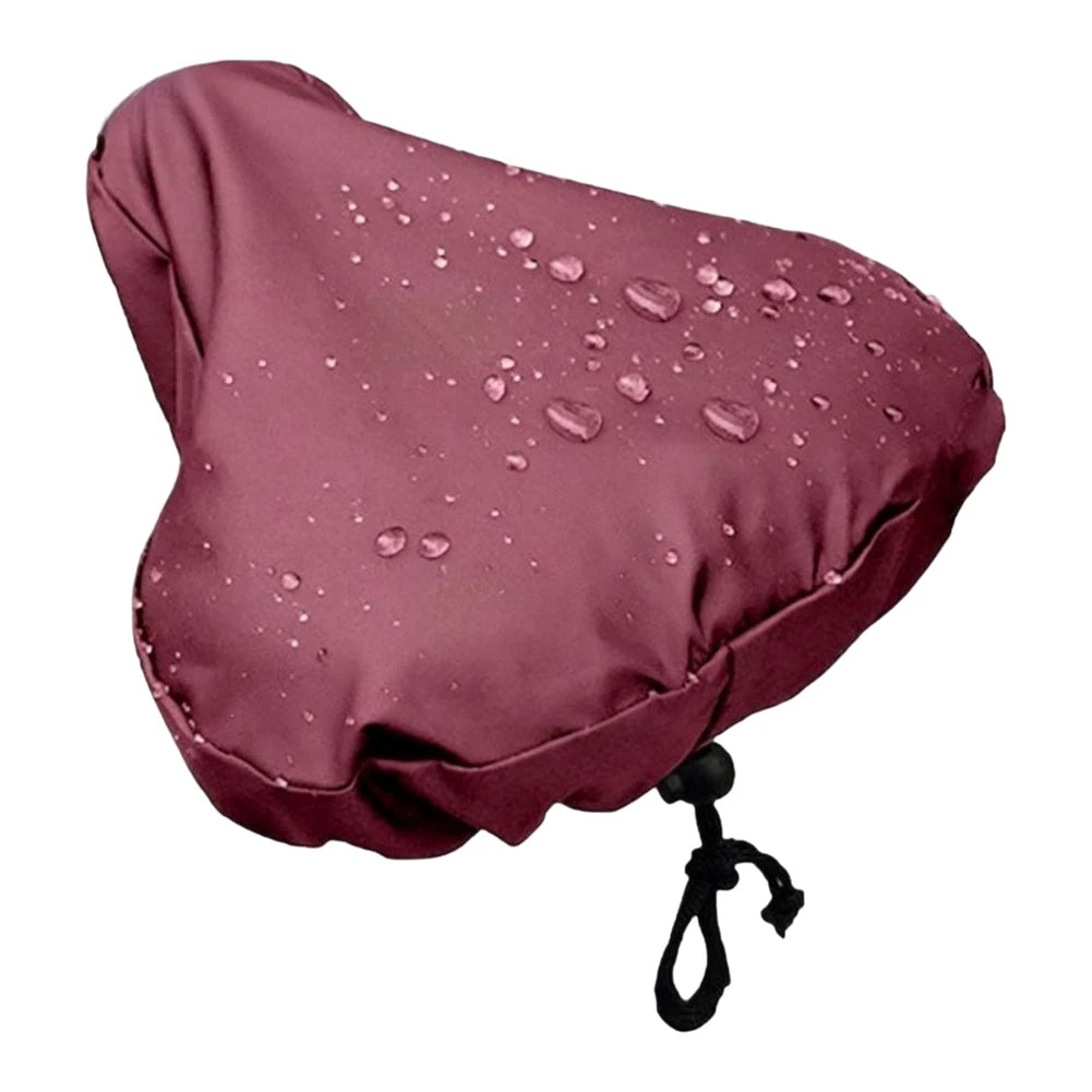Waterproof Bicycle Seat Cover Oxford Fabric 26x25cm with Elastic Drawstring
