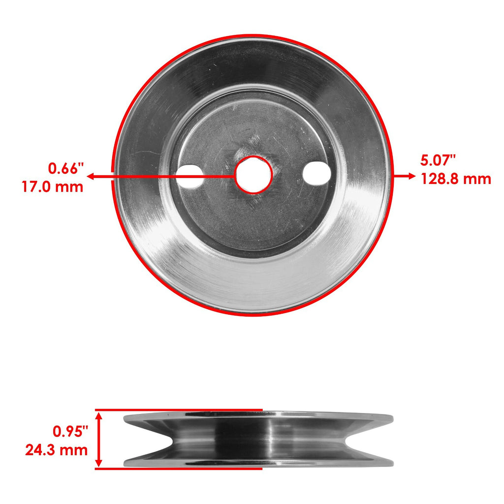 Deck Spindle with Pulley Belt for John Deere Z355R ZTrak (2012–2018)