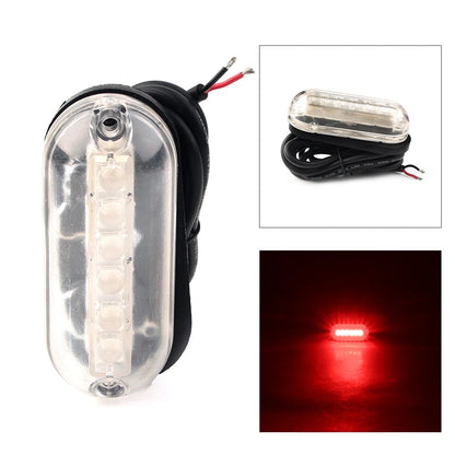 6 LED Underwater Red Light for Marine Boat (12V)