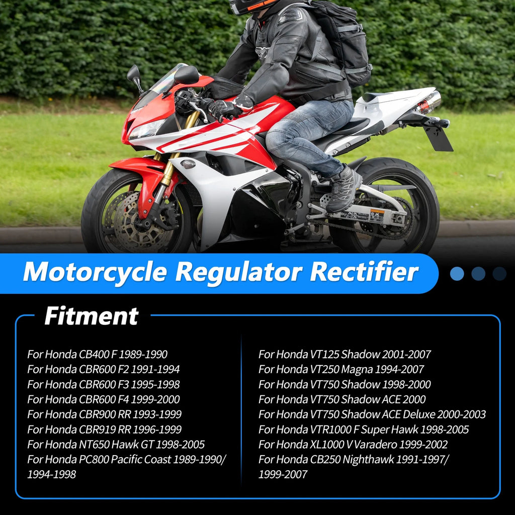 Voltage Regulator Rectifier for Honda CB250 CB400 CBR600 CBR900 VT125