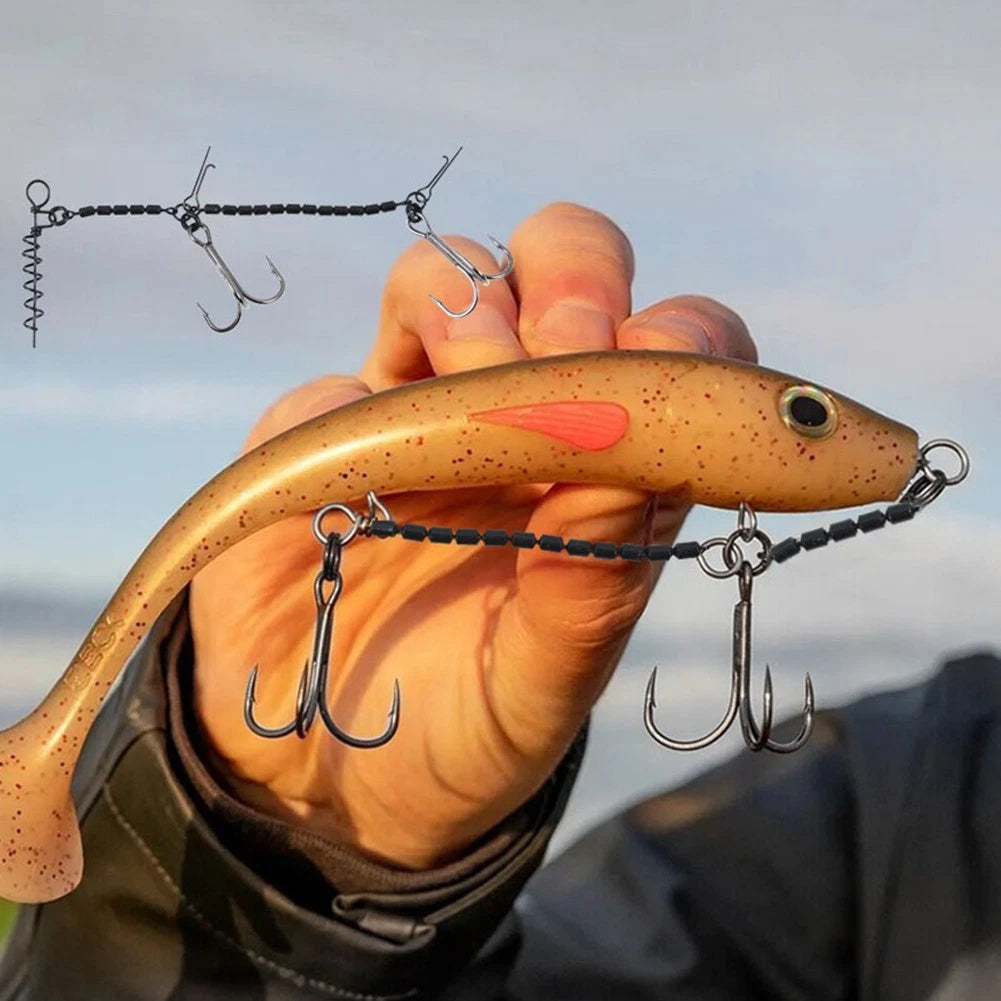 Fishing Rig Treble Hook for Pike (14cm)