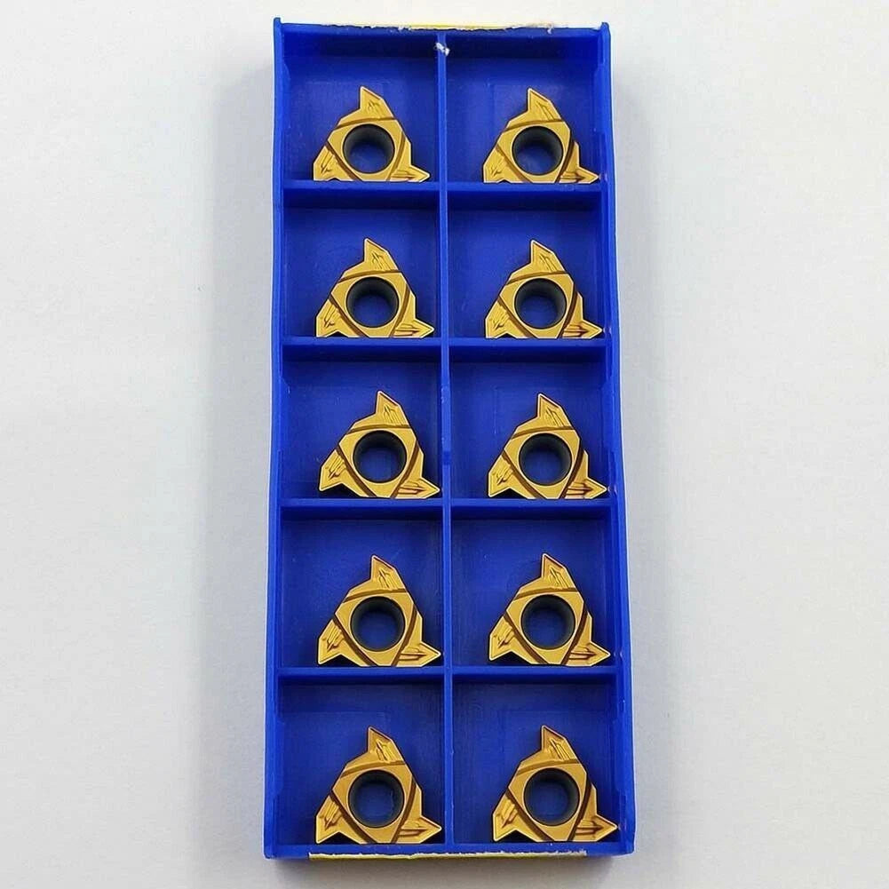 10 Pcs High Efficiency Cutting Tool Inserts for Internal Thread Applications