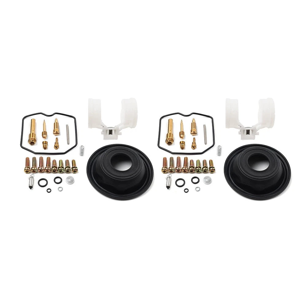 2X Carburetor Repair Kit Diaphragm Float for Kawasaki EX500 (1987–1993)