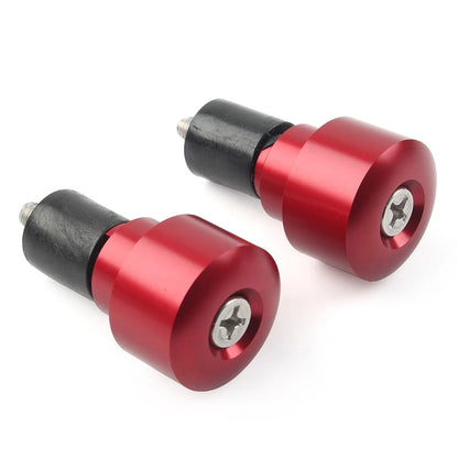 CNC Handlebar Grips Bar End Slider Cap for Honda CBR600RR (2003–2019) Pair Red